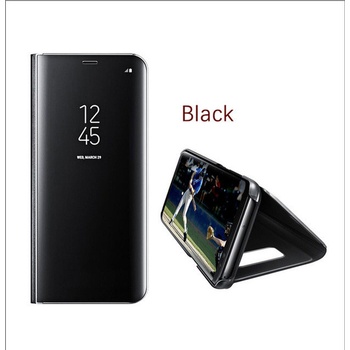 Pouzdro Bomba Zrcadlové silikonové otevírací Samsung - černé Model: Galaxy J6 2018 FL003BLACK_SAM-J6_-2018