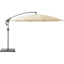 Boční slunečník Pendalex P+, Glatz, kulatý 350 cm (3,5 m), hliníkový rám antracitový (antracite), potah akryl 300 g/m2