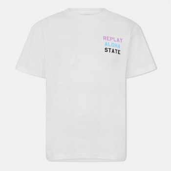 Image 1 of Replay Тениска Replay Men's Aloha State T-Shirt - White