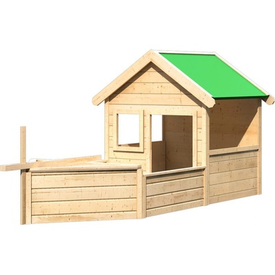 Karibu Pirátský domček Jack, 1.25 x 3.09 x 1.50m