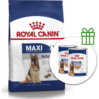 Royal Canin Maxi Adult 5+ гранули за възрастни големи кучета над 5 години 15 кг + 2 консерви безплатно