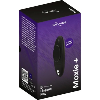 WE-VIBE Moxie+ - радиос умен клиторен вибратор (черен)