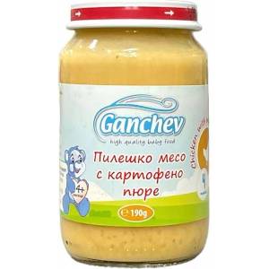 Ганчев пюре пиле с картофено пюре - 190 г