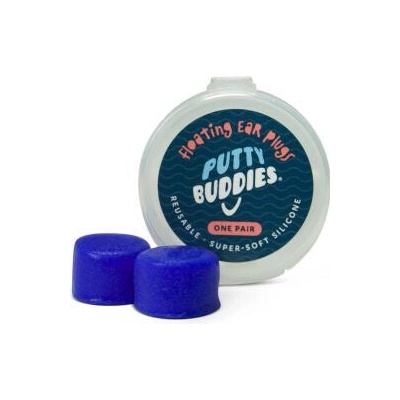 Putty Buddies plávajúcich silikónových štupľov do uší Modrá 1 pár