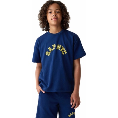 GAP Fashion Logo modrá žltá