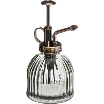 Atmosphera винтидж градинска пръскалка от стъкло, диаметър 8 см, прозрачна