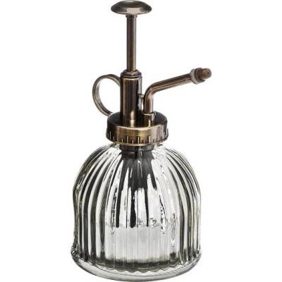 Atmosphera винтидж градинска пръскалка от стъкло, диаметър 8 см, прозрачна