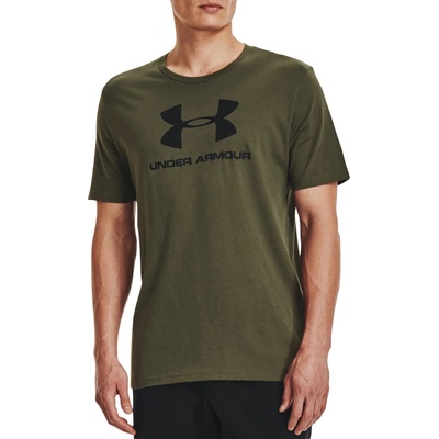 Under Armour Тениска Under Armour UA M SPORTSTYLE LOGO SS Зелен Velikost S