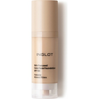 Inglot Skin Focused Care Face Foundation SPF50 krycí make-up SPF50 302 Ivory Beige 30 ml