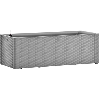 STEFANPLAST Samozavlažovací truhlík NATURAL DELUXE 100x43x33cm šedý