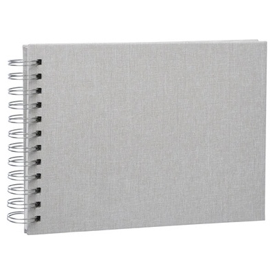 Fotoalbum Base Line Canvas Wire-O beige 23x17