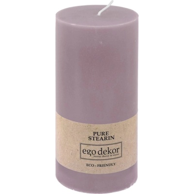 Ego dekor Лилава приятелска свещ, време на горене 50 ч. Eco - Eco candles by Ego dekor (ZBC-3771060)