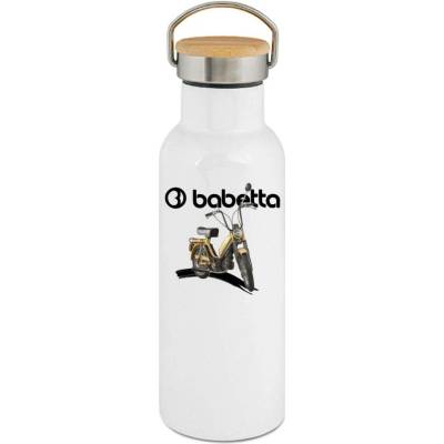 123TRIKO termoska Babetta, logo bílé. Žlutohnědá, 210/215 500 ml motorka