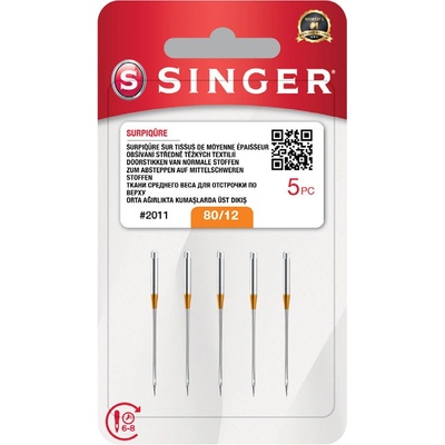 Ihly Singer 2011 - 80/12 - 5 ks - Topstitch