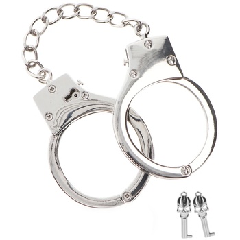 ostatní Метални белезници Hard Game + велурено калъфче