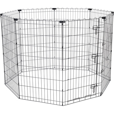 Tiaki kovová ohrada pre šteňatá vysoká 8 panelov á Š 61 x V 122 cm
