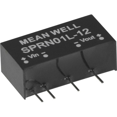 MEAN WELL SPRN01O-15 DC / DC menič napätia 67 mA 1 W Počet výstupov: 1 x