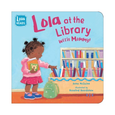 Lola at the Library with Mommy | Rosalind Beardshaw
