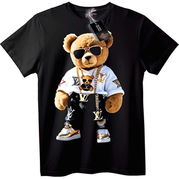 NOONEBRAND Тениска с Готино Мече LV - 5XL, White
