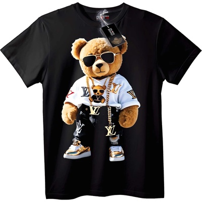 NOONEBRAND Тениска с Готино Мече LV - 5XL, White