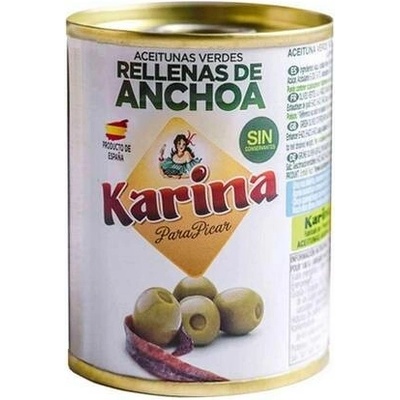Karina Olivy plněné ančovičkou mini balení 125 g