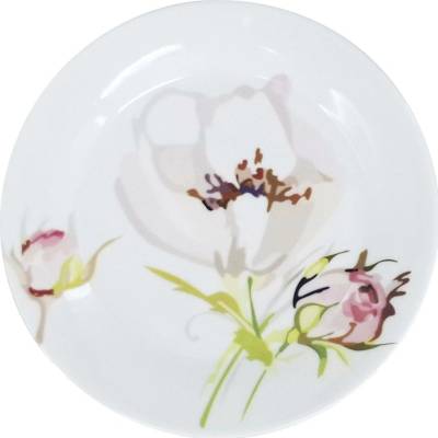 Dezertní porcelánový talíř Ronda Poetica, ø 19 cm, květinový motiv, by inspire