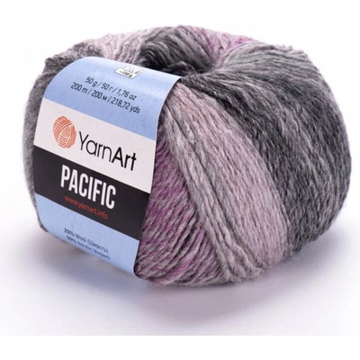 Pletacia vlna YarnArt PACIFIC CHUNKY 303 čierna fialová