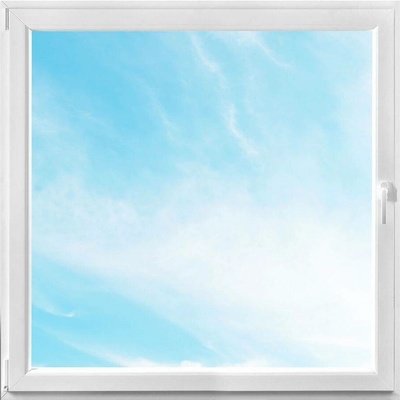 Solid Elements Standard OS 1, L, 90 × 90 cm, dvojsklo, levé, bílé W2VNBCZTK1.0004