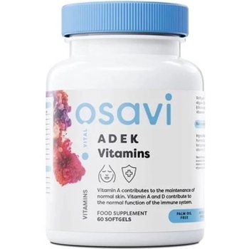 Osavi ADEK Vitamins, 60 гел капсули, Osavi