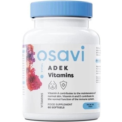 Osavi ADEK Vitamins, 60 гел капсули, Osavi