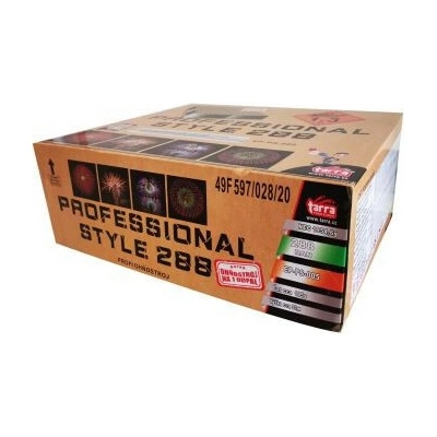Profi zložený Ohňostroj PROFESSIONAL STYLE 288 RÁN 1/1