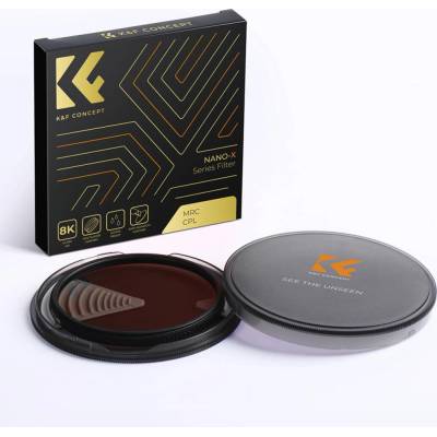K&F Concept Nano-X B270 CPL Polarising Filter, 105 mm
