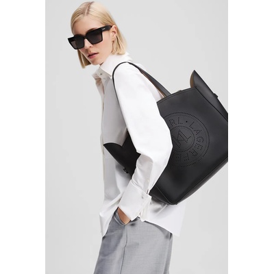 KARL LAGERFELD Кожена чанта Karl Lagerfeld K/CIRCLE (A3W30043)