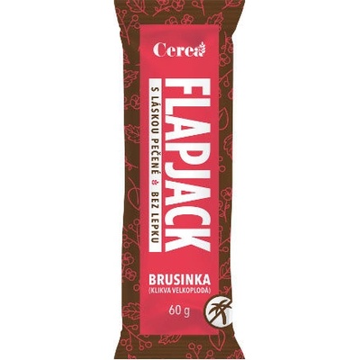 Flapjack brusnica CEREA 60g