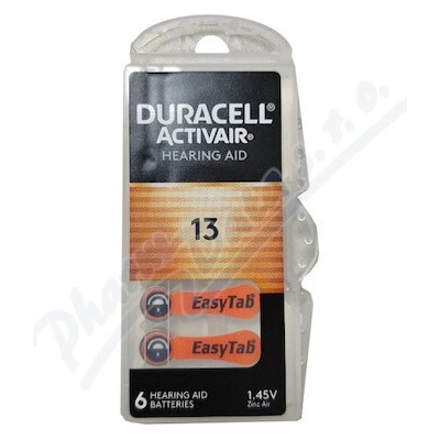 DURACELL HA 13 EASYTAB 1.4V 6 ks 4043752397864