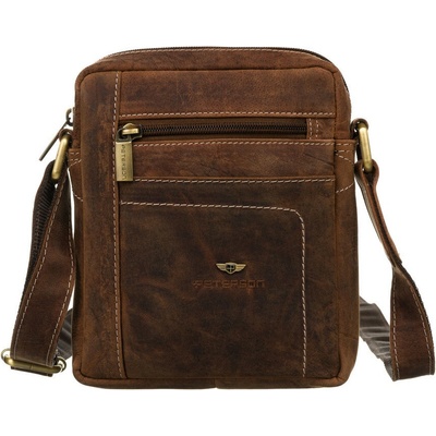 Peterson pánské crossbody PTN 250-NSH hnědá