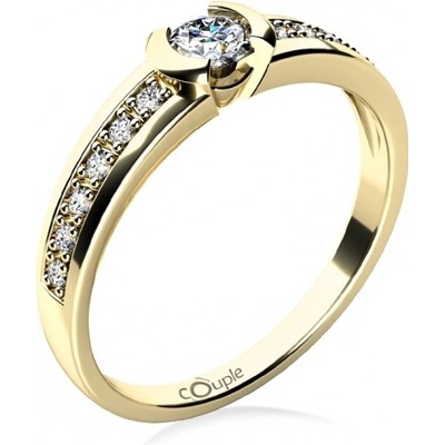 Couple prsten Marylin ze žlutého zlata a zirkonů 6814229 0 1