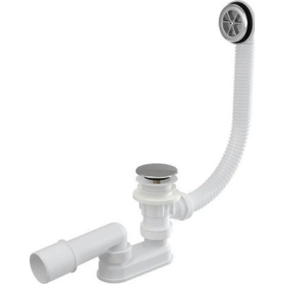 Alcadrain Vaňový sifón Click-clack 57 cm, chróm A505CRM