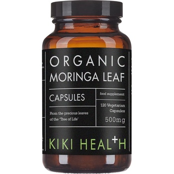 KIKI Health Organic Moringa Leaf, 500 mg, 120 капсули, Kiki Health (70661)