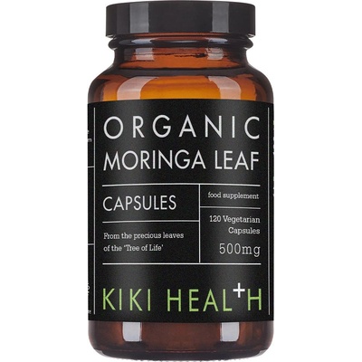 KIKI Health Organic Moringa Leaf, 500 mg, 120 капсули, Kiki Health (70661)