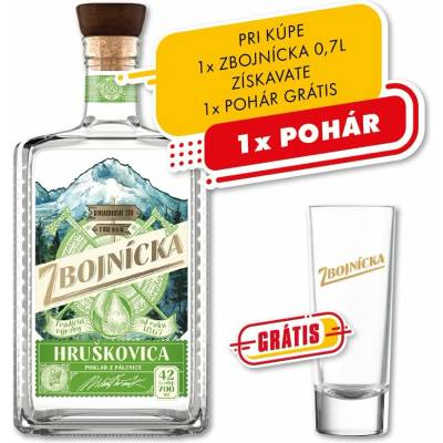 St. Nicolaus Zbojnícka Hruškovica 42% 0,7 l (čistá fľaša)