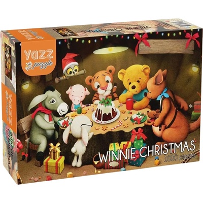 Yazz Пъзел Yazz Puzzle от 1000 части - Коледата на Мечо Пух (3838)