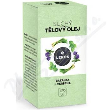 Leros suchý tělový olej Bazalka & Verbena 125 ml