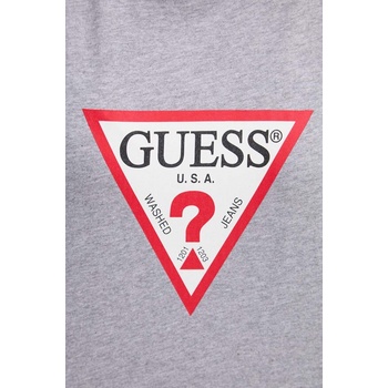 Guess Jeans Памучна тениска Guess Jeans в сиво W4YI73 K8HM0 (W4YI73.K8HM0)