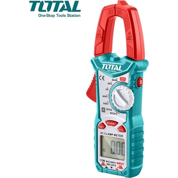 Total tools Клещи ампер, 600 A, 3x1.5V, AC/DC, TOTAL TMT46003 (UNI-07298)