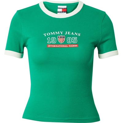 Tommy Jeans Тениска 'ARCHIVE GAMES' зелено, размер M