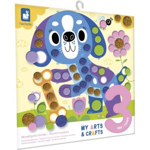 Janod Творчески комплект Janod - Мозайки с животни, Little Friends (J09047)