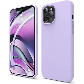 elago Soft Silicone Case - силиконов (TPU) калъф за iPhone 12 Pro Max (лилав)