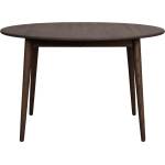 Rowico Home Тъмнокафява кръгла сгъваема трапезна маса от масивен дъб ø 120 cm Tyler - Rowico (121207)