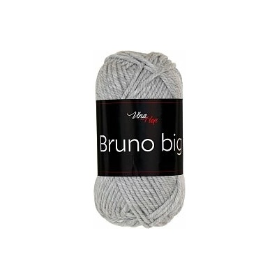 Vlna-hep Příze Bruno big 413 světle šedá